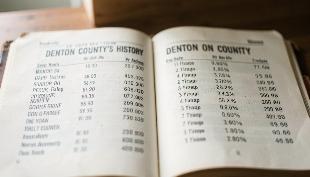 a county timeline